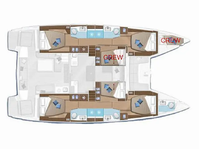 Lagoon 50 - [Layout image]