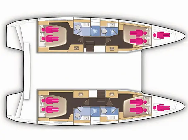 Lagoon 42 - [Layout image]