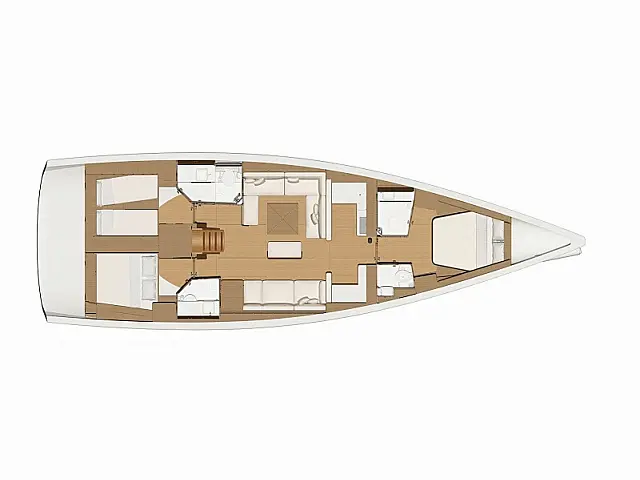 Dufour 500 Grand Large - [Layout image]