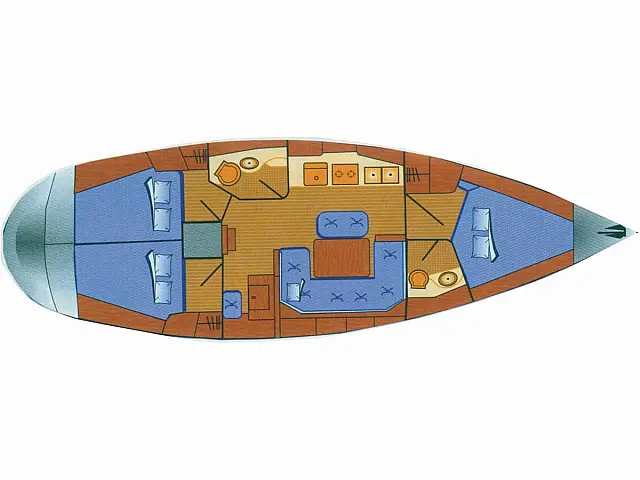 Bavaria 41 - [Layout image]