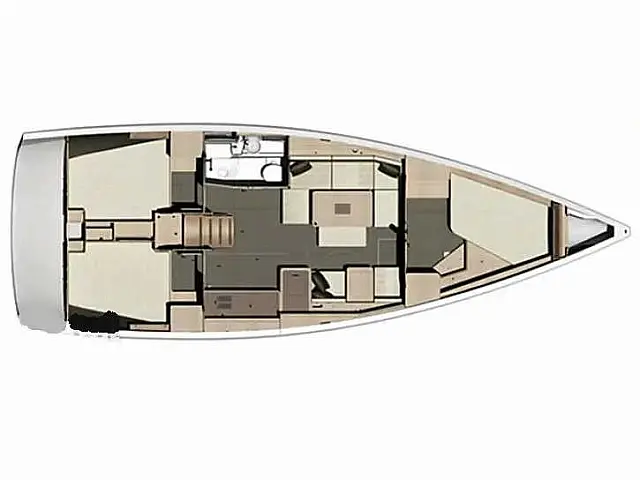 Dufour 410 Grand Large - [Layout image]