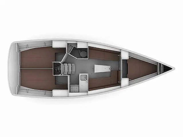 Bavaria 34 Cruiser - [Layout image]