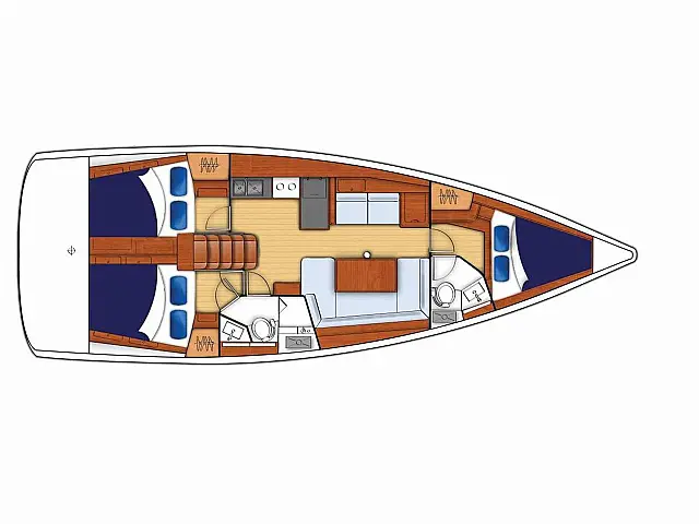 Sunsail 42 - [Layout image]