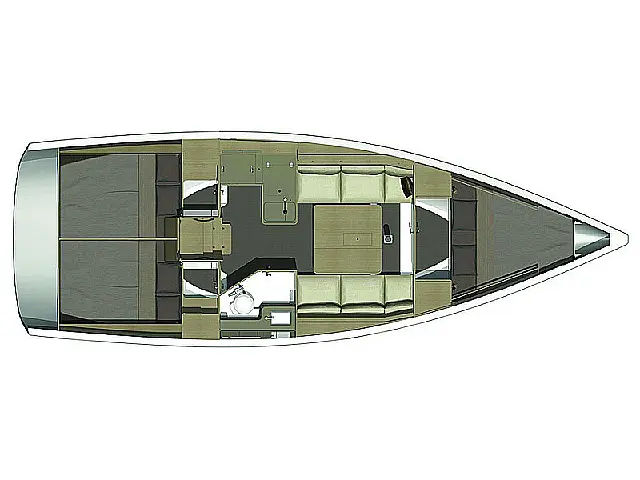 Dufour 350 GL - [Layout image]