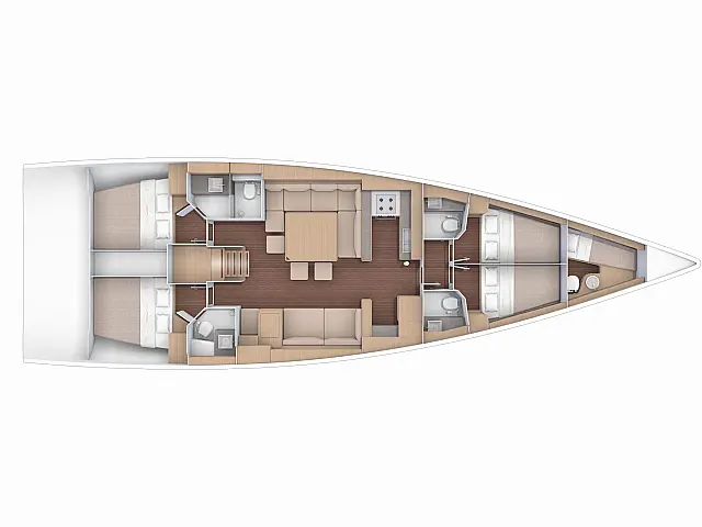 Dufour 56 Exclusive - [Layout image]