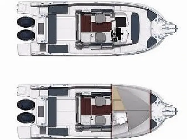 Beneteau Barracuda 8 - [Layout image]