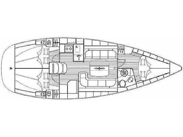 Bavaria 37 Cruiser - [Layout image]