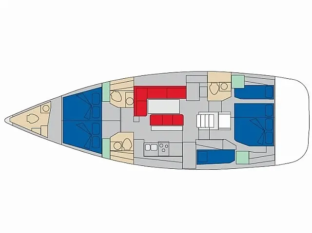 Jeanneau 54 - [Layout image]