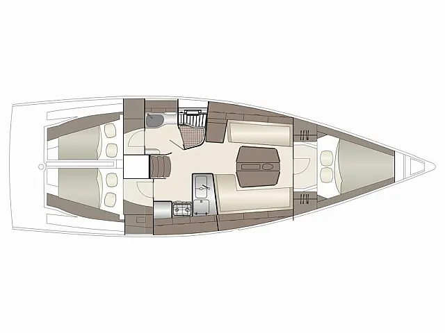 Dehler 38 - [Layout image]