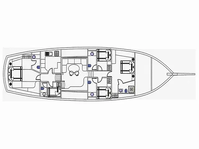 MOTORSAILOR DEA DEL MARE - [Layout image]