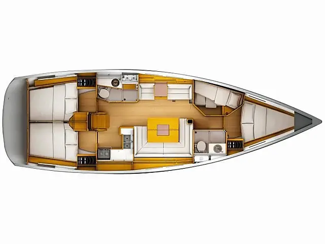 Sun Odyssey 449 - [Layout image]