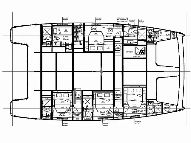 Sunreef 60 - [Layout image]