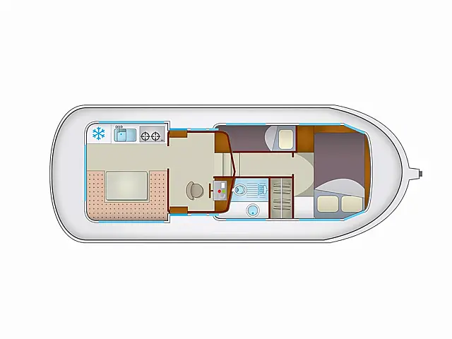 Pénichette 935 W - [Layout image]