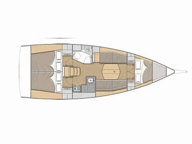 Oceanis 34.1 - [Layout image]