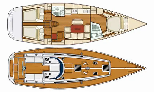 Grand Soleil 43 - [Layout image]