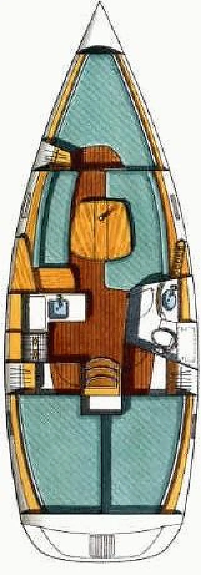 Oceanis 331 - [Layout image]