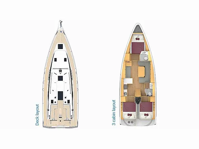 Bavaria C42 - [Layout image]