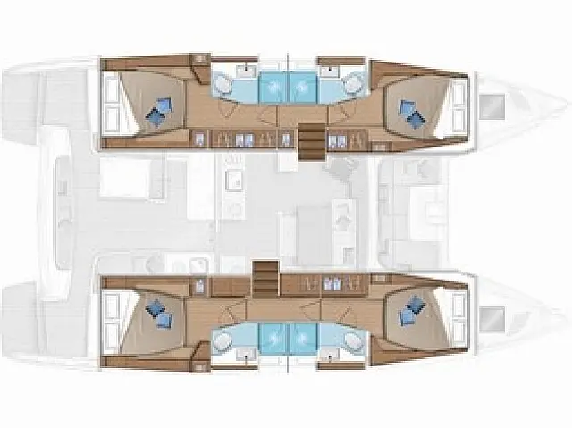 Lagoon 46 - [Layout image]