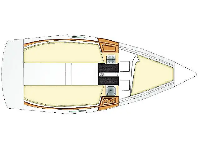 Beneteau First 21.7 - [Layout image]