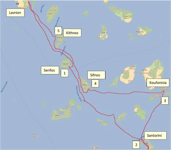 Segeln ⛵ mit Marko: Törntagebuch 2020 Lavrion (Kykladen)